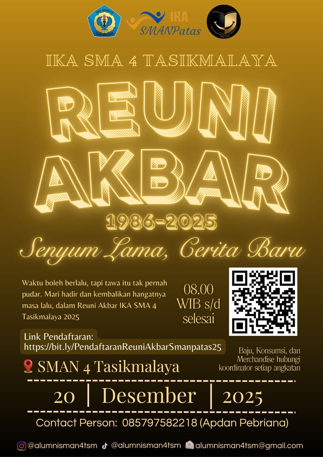 Reuni Akbar Alumni SMAN 4 Tasikmalaya (1986-2025)